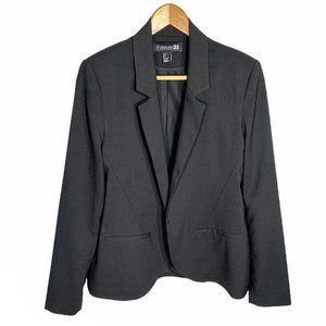 Forever 21 Classic Open Front Blazer Jacket Large